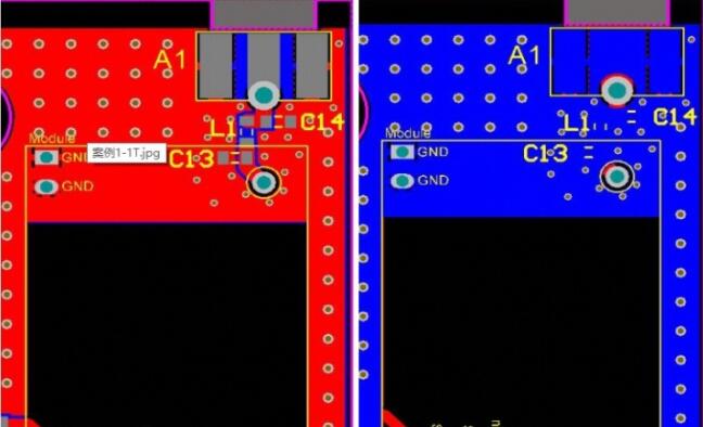 高頻射頻PCB改良后設(shè)計(jì)正面反面.jpg
